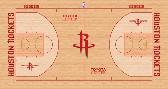 НБА. Хьюстон изменил дизайн паркета