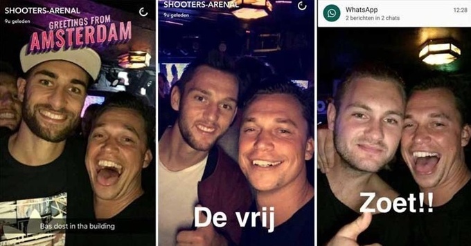 Игроки сборной Голландии «залили горе» в ночном клубе 
