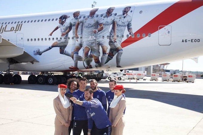 Игроки Реала украсят новый самолет